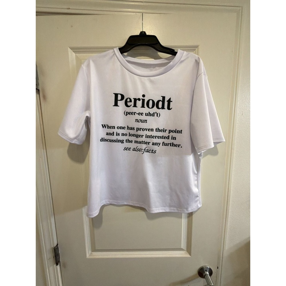 Periodt Definition Graphic White‎ T-Shirt